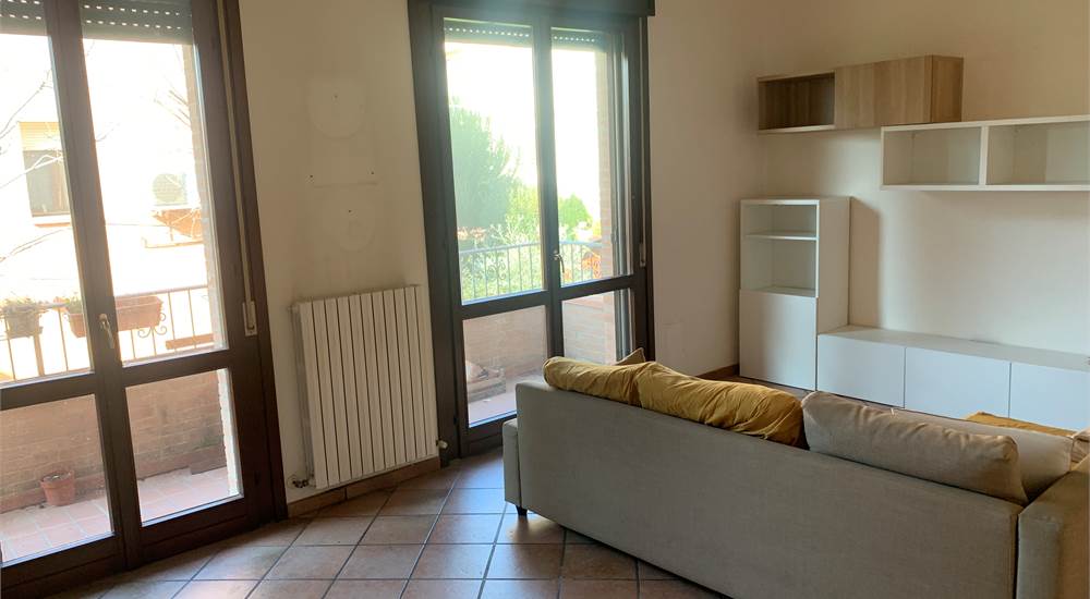 Soggiorno con affaccio sul balcone 